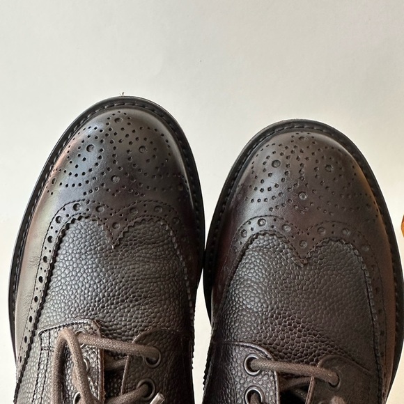 Barneys New York Brogue Oxford Leather Shoes main image 5